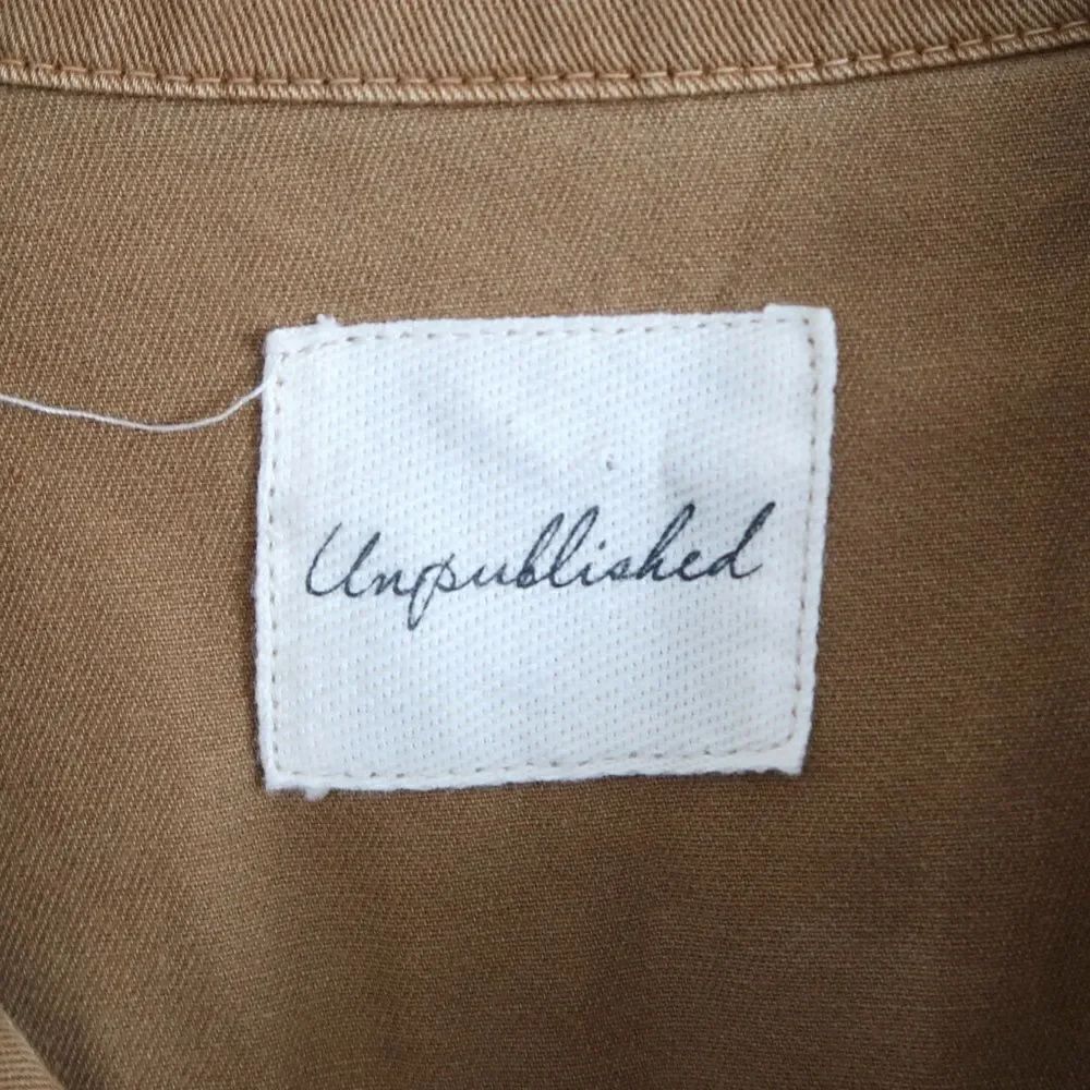 Unpublished Tan Coverall - Size Medium - Picture 8 of 8